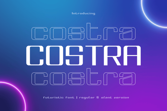 Costra – Y2k Futuristic Font