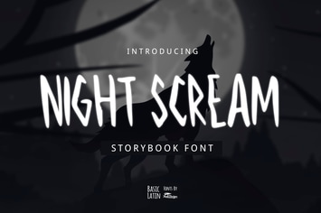 Night Scream Font