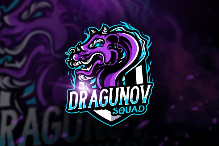 Dragunov Squad - Macot & Esport Logo