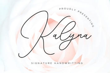 Kalyna Signature Wedding Font
