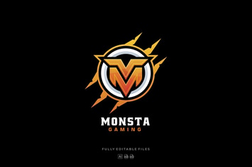 Letter M Sports and E-sports Logo