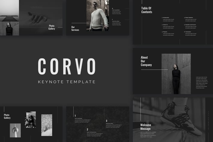 Corvo Keynote Template