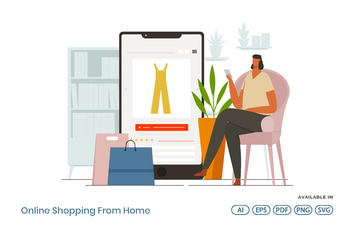 Online Shopping From Home