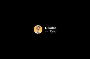 Nikolas Raio - Personal Portfolio Template