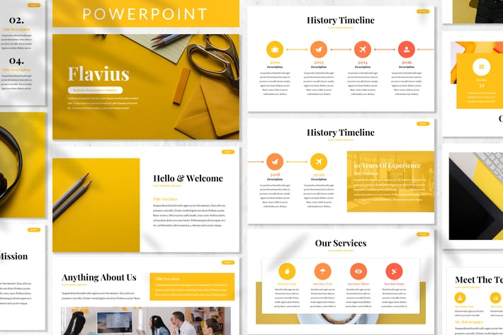 Flavius - Creative Agency Powerpoint Template