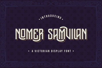Nomer Samvilan - Victorian Display Font
