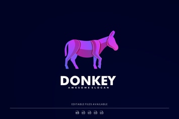 Donkey Gradient Logo