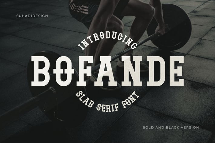 Bofande Slab Font