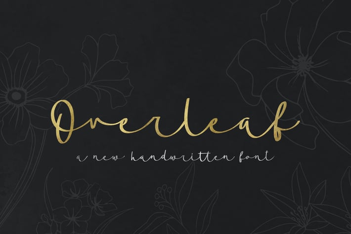 Overleaf Script Font