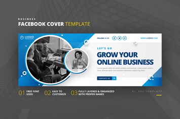 Business Facebook Cover Template