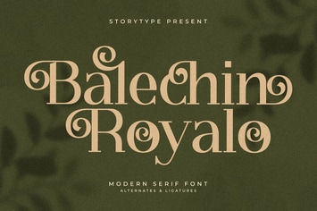 Balechin Royalo Modern Serif Font