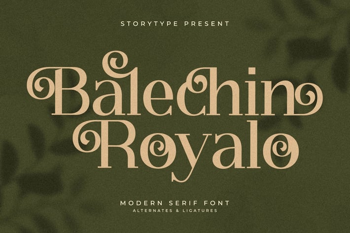 Balechin Royalo Modern Serif Font