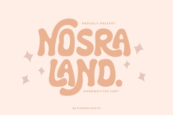 Nosra Land - Handwritten Brand Font