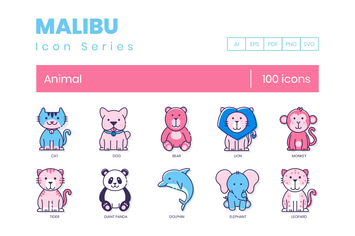 100 Animal Icons