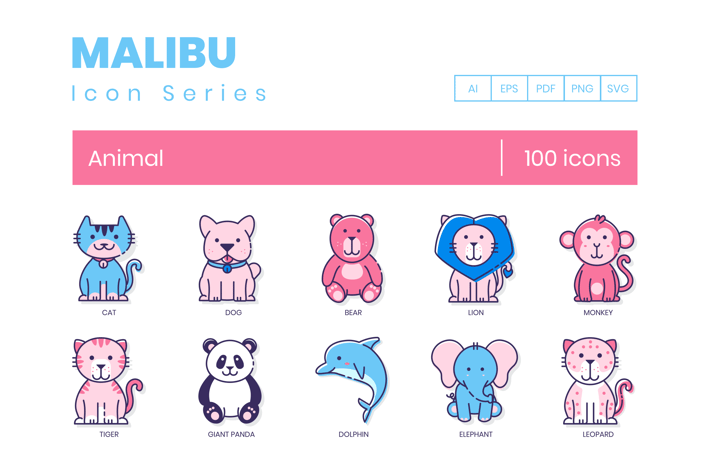 100 Animal Icons
