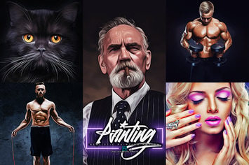 Realistic Oil Painting PRO Action