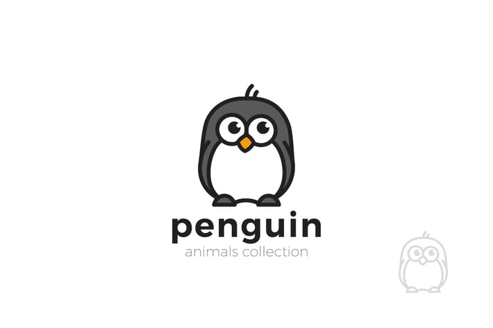 Logo Penguin Funny