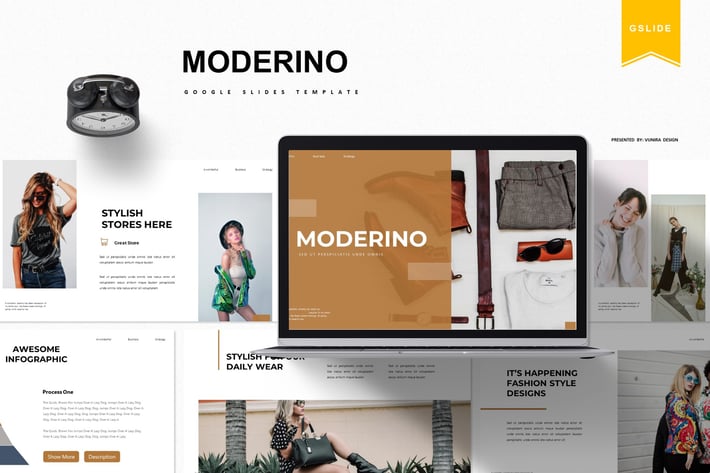Moderino | Google Slides Template