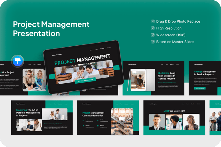 Project Management Presentation Keynote