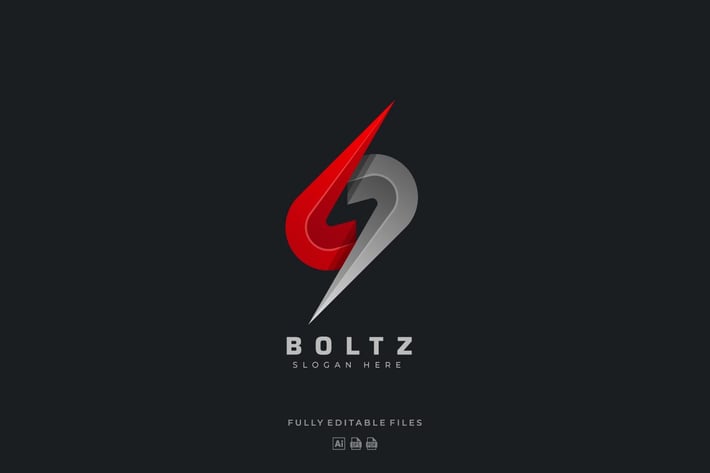 Energy Bold Gradient Logo