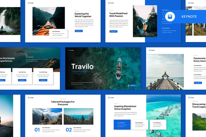 Travilo - Travel Agency Keynote Template