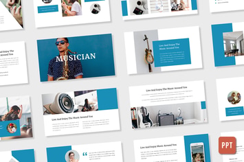 Musician - Music, Lifestyle (Powerpoint)