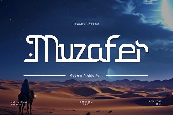 Muzafer – A Modern Arabic Font