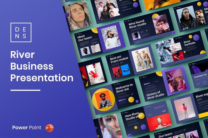 River – Business PowerPoint Template