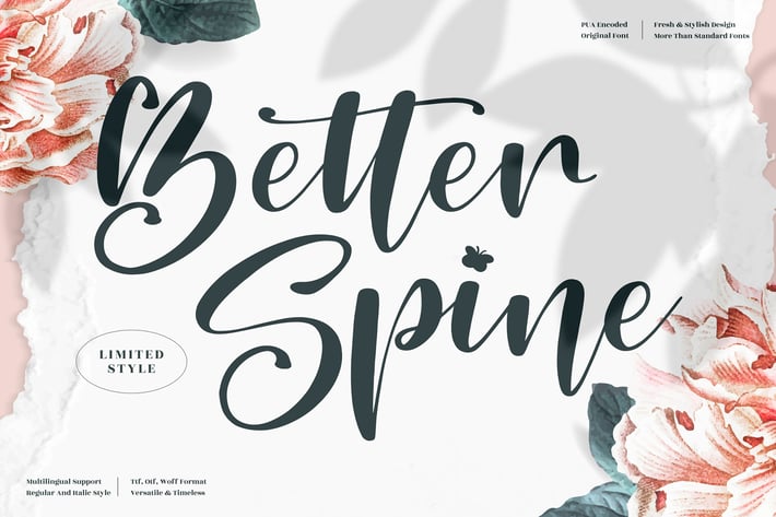 Better Spine Beautiful Script