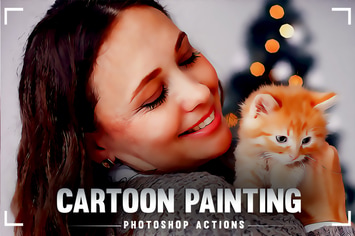 Cartoon Painting Photoshop Action