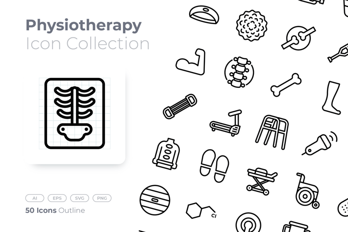 Physiotherapy Outline Icon