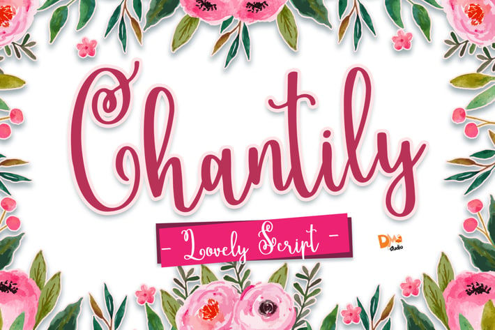 Chantily - Lovely Script Font