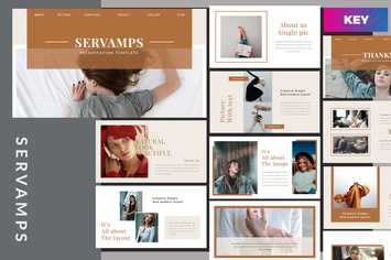 SERVAMPS Fashion Minimal - Keynote Template