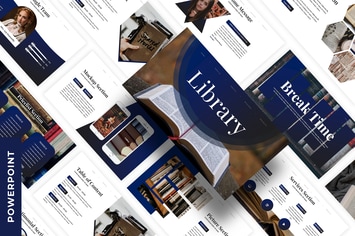 Library - Business Powerpoint Template