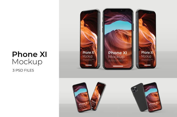 iPhone 11 Presentation - Mockup Vol.4