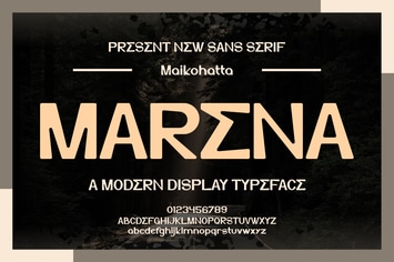 MARENA Font