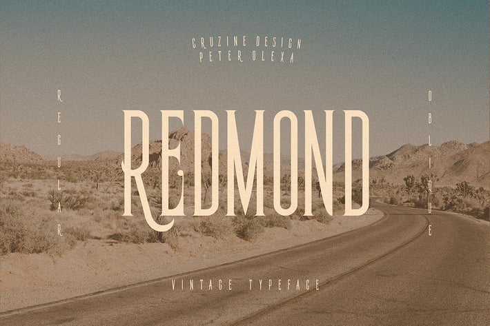 Redmond Vintage Condensed Font