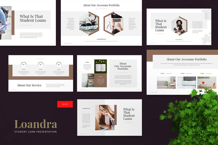 Loandra - Student Loan Powerpoint Template