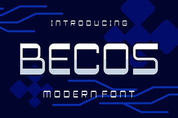Becos - Technology Font