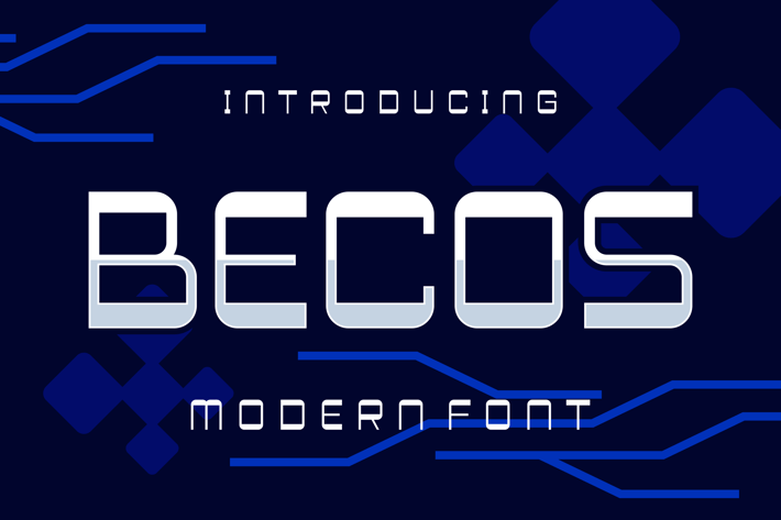 Becos - Technology Font
