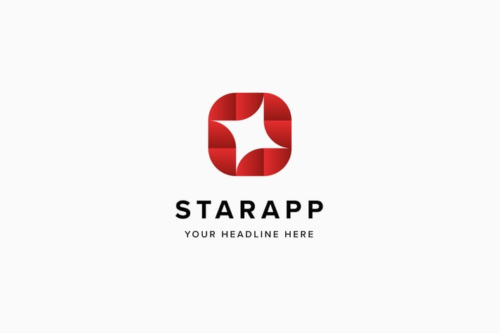 Star App Logo Template