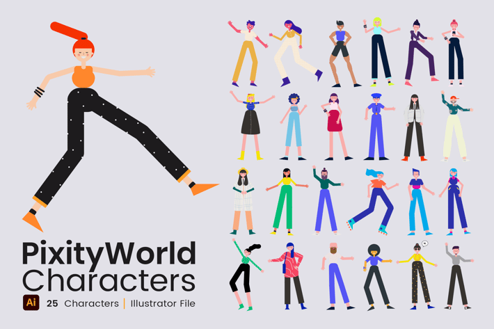 Pixity World 25 Character