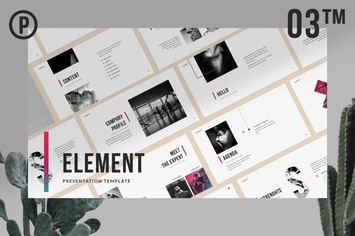 Element Brand Sheet Keynote Business Presentation