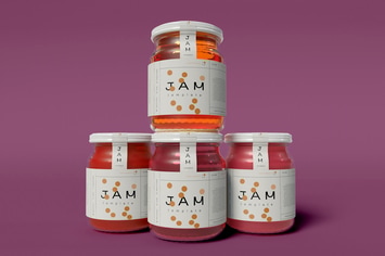 Jam Jar Mockup