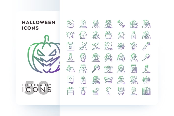 AWR HALLOWEEN OUTLINE GRADIENT