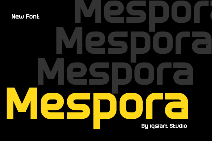 Mespora - Modern Sans Font