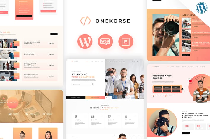 Onekorse - LMS Education Theme