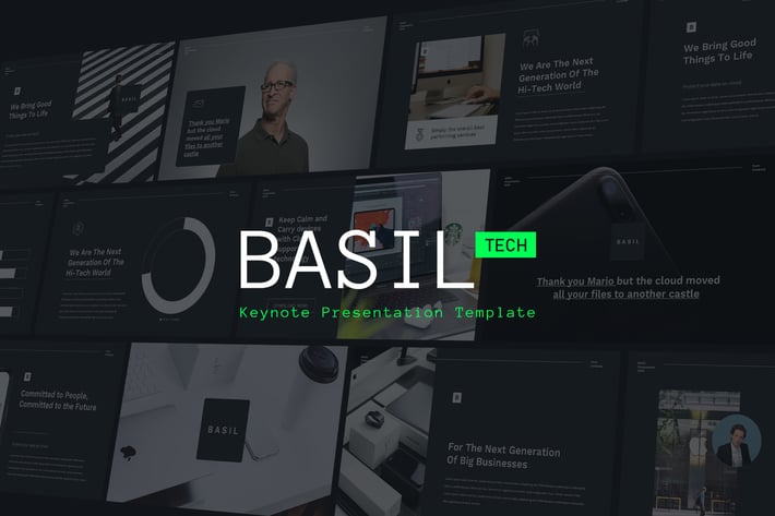 BASIL - Technology Theme Keynote Template