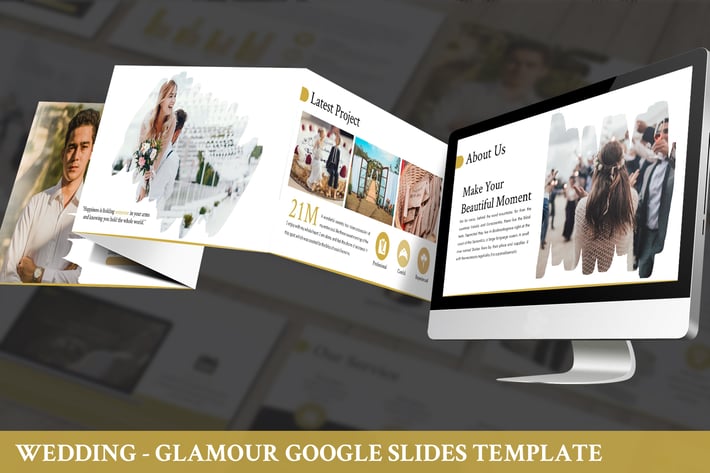 Wedding - Glamour Google Slides Template