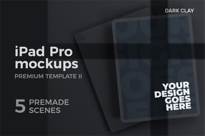 iPad Pro Mockups - Premium Template II
